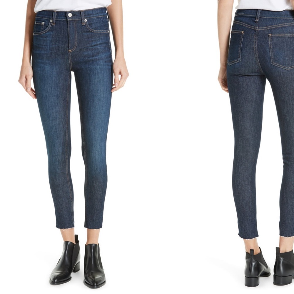 Rag & Bone high waist skinny ankle jeans